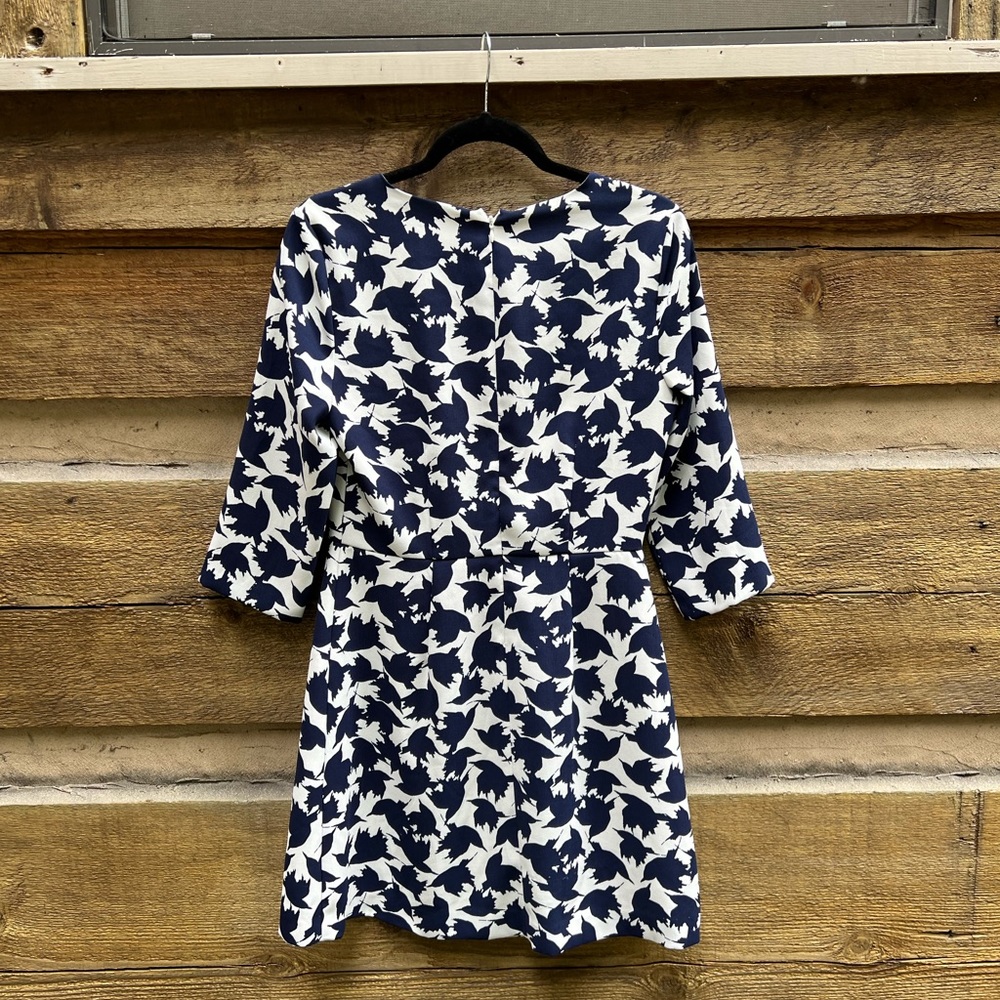 CECE By CYNTHIA STEFFE Navy and White Dress Women’s 6 - Picture 4 of 7